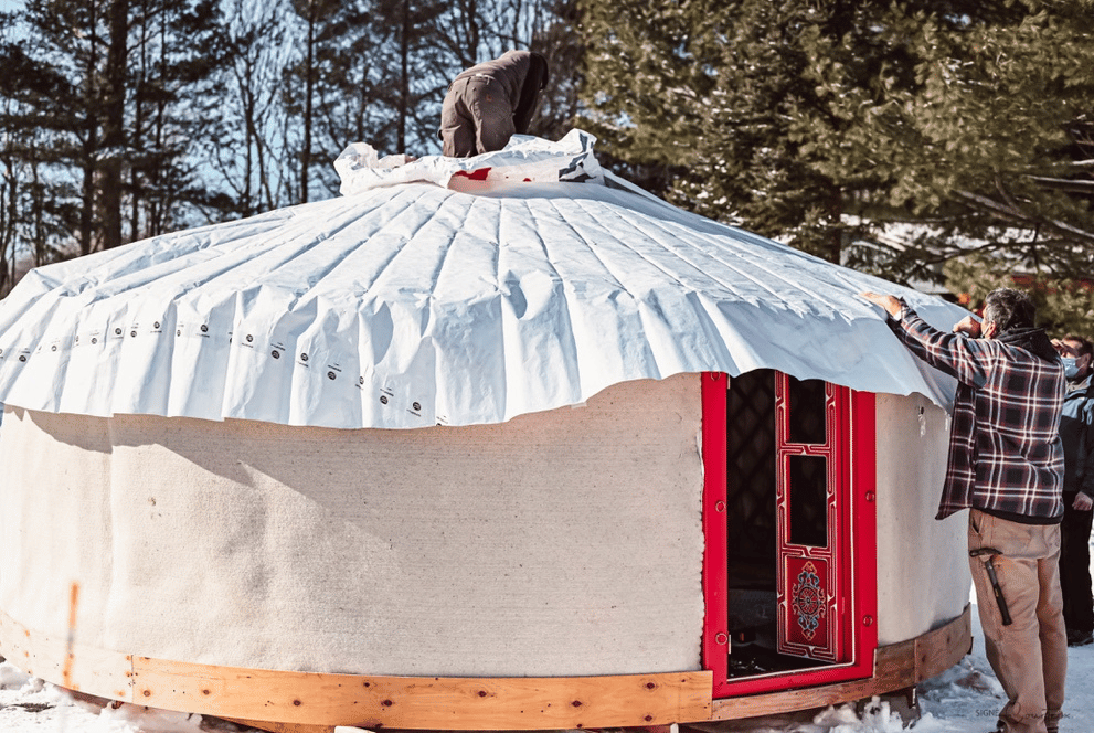 How to Heat a Mongolian Yurt | Groovy Yurts - Natural Insulation For Yurts